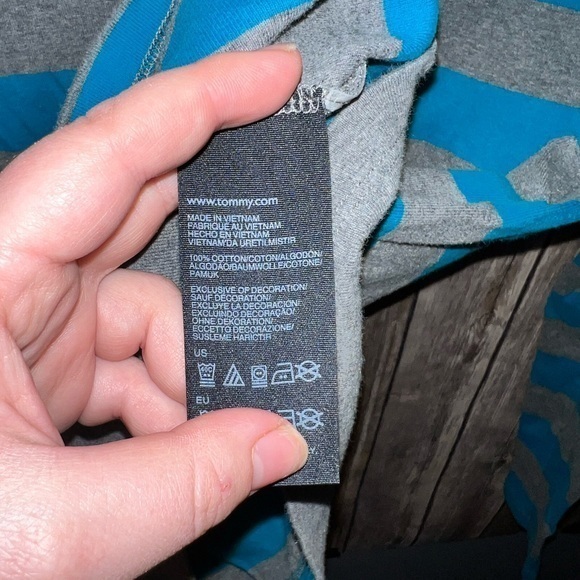 Tommy Hilfiger long sleeve‎ striped tee shirt, women’s size large - Picture 5 of 8